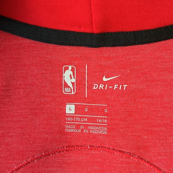 Toronto Raptors Nike Authentic Showtime Performance Full-Zip Hoodie Jacket Red - Picture 9 of 15
